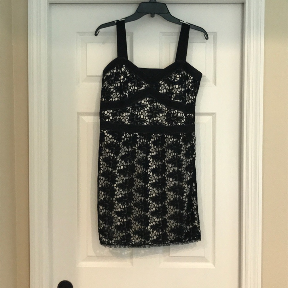 Black lace dress